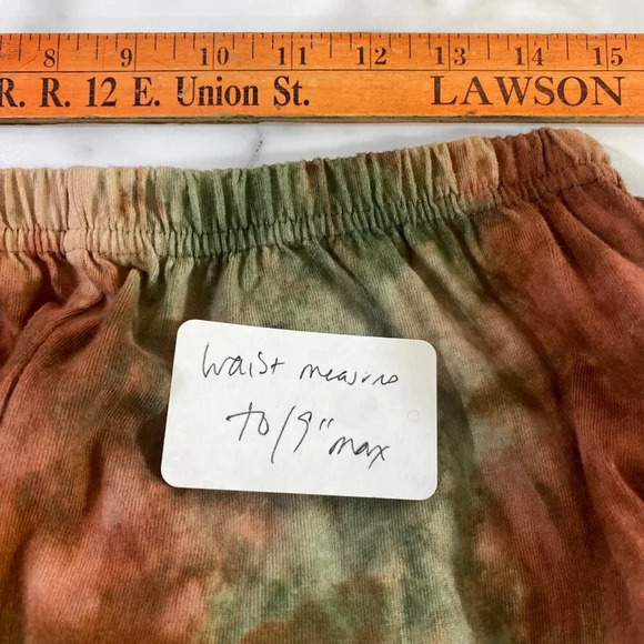 Fashion Collage Fringe Top‎ & Pull-on Pants Set OSFM Red Tie Dye Beaded Hippie - Picture 12 of 16